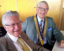 Prestwick Rotary Secretary Bill Leslie